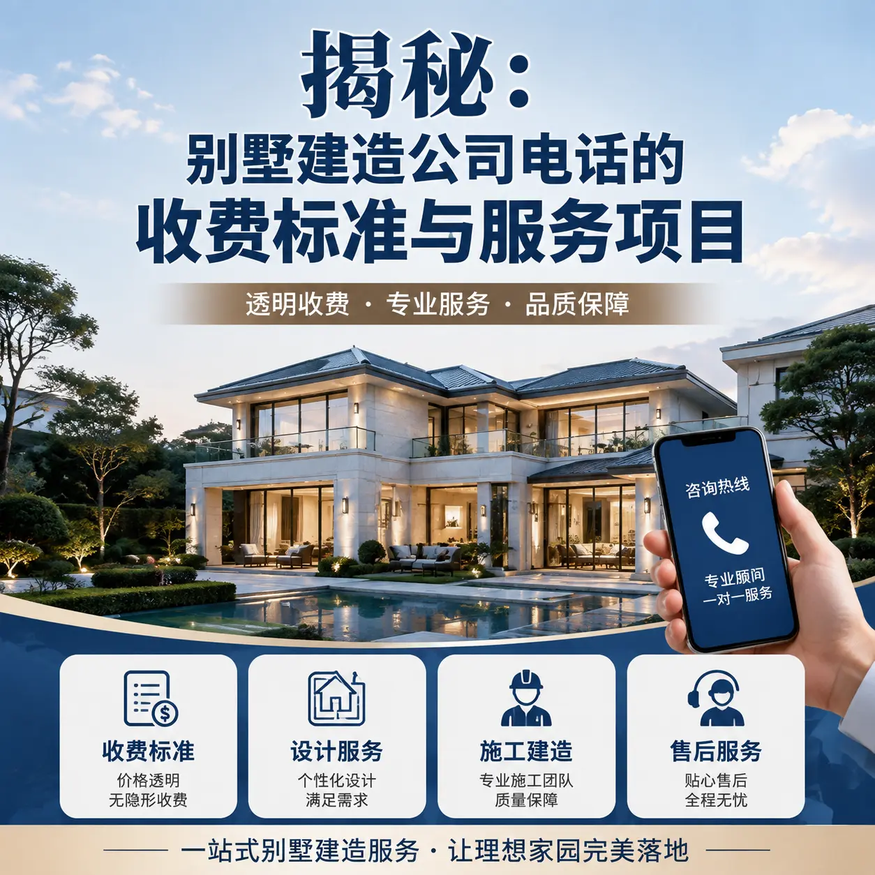 揭秘:黄平别墅建造公司电话的收费标准与服务项目