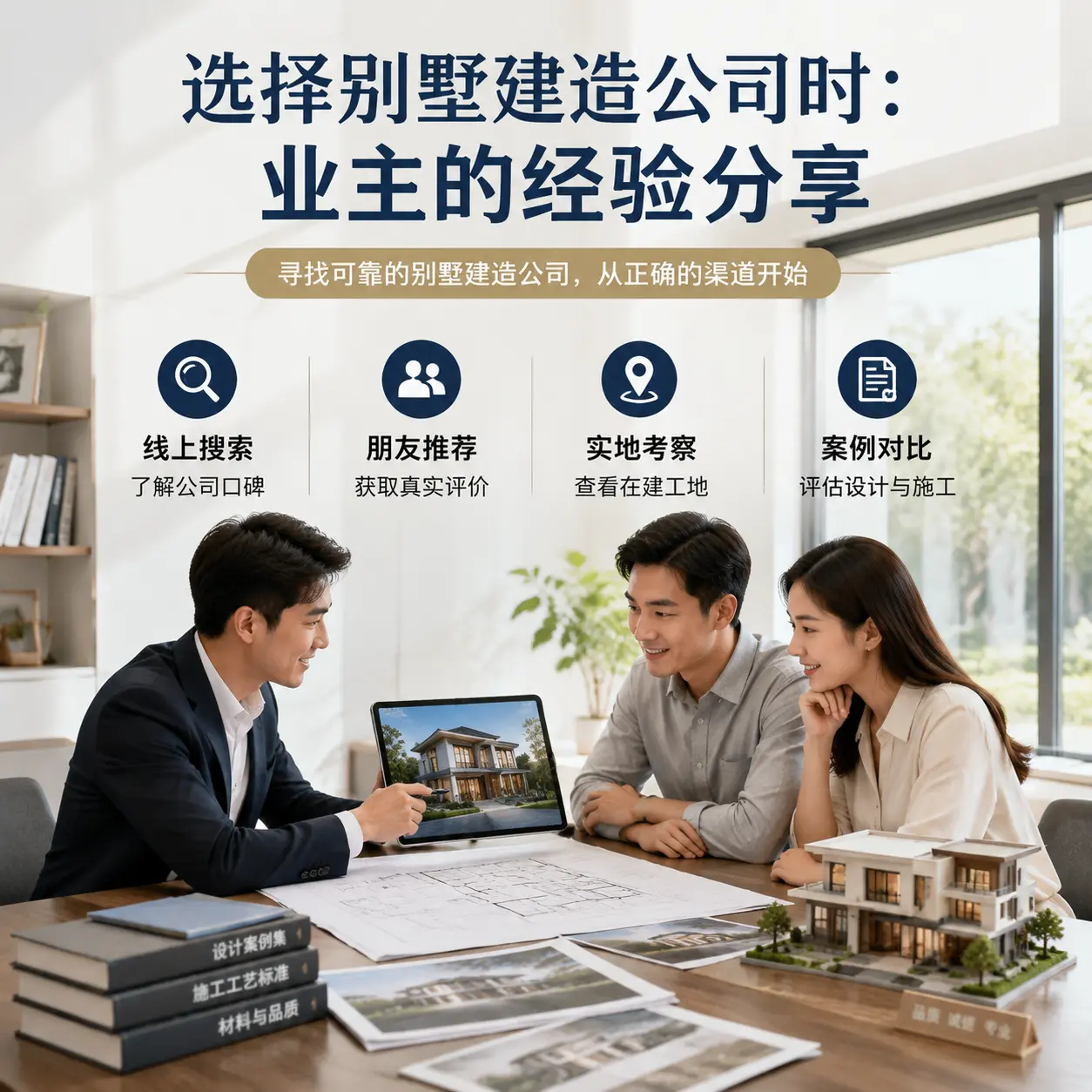 选择别墅建造公司时: 黄平 业主的经验分享