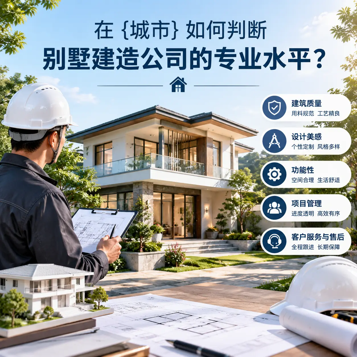 在 黄平 如何判断别墅建造公司的专业水平?