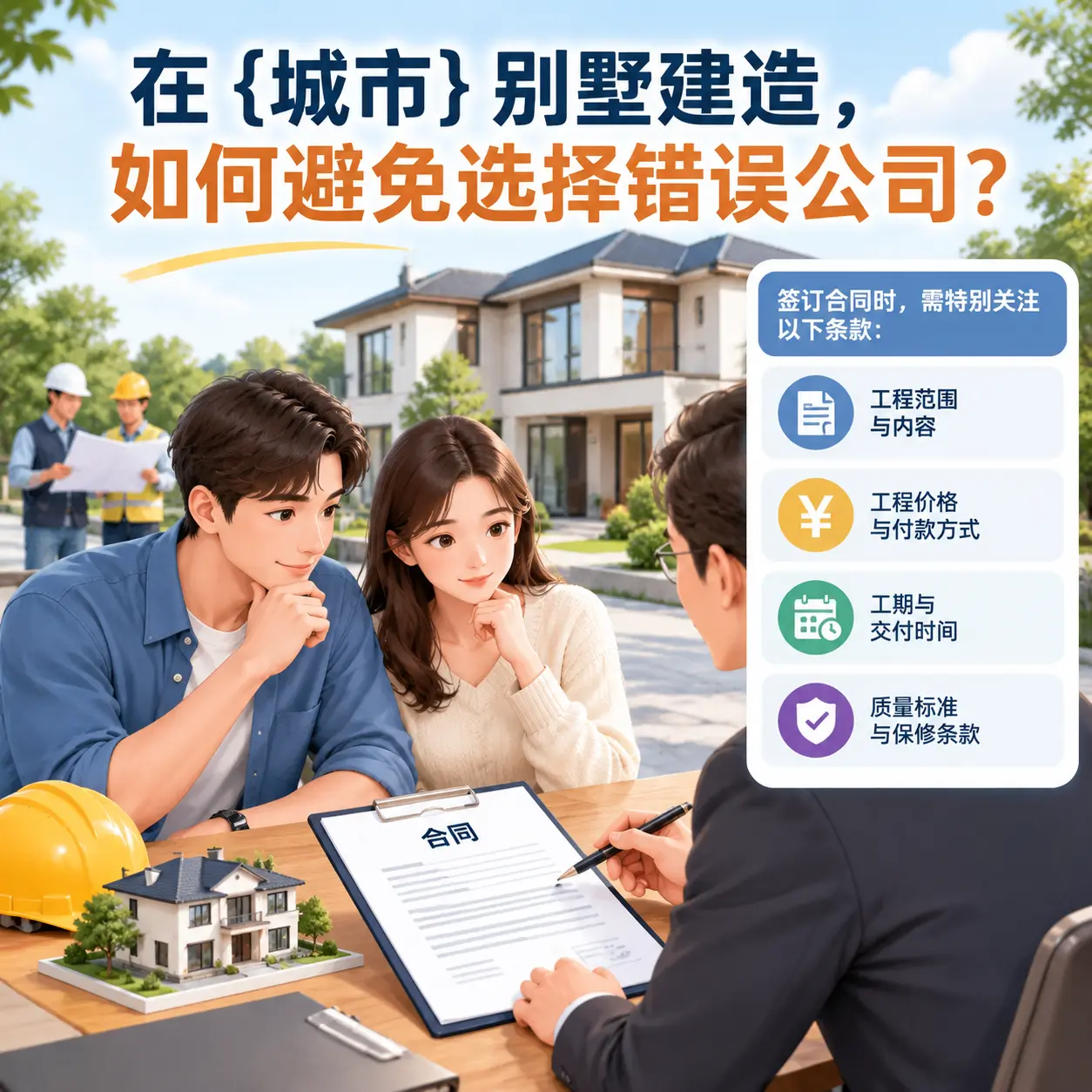 在 黄平 别墅建造,如何避免选择错误公司?