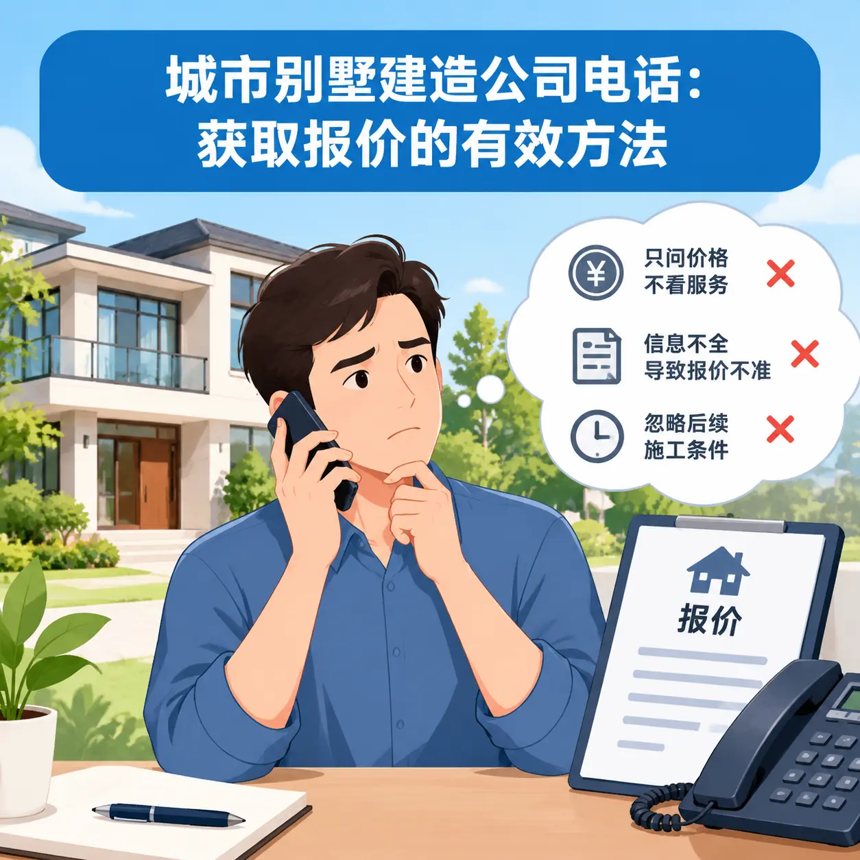 黄平别墅建造公司电话：获取报价的有效方法
