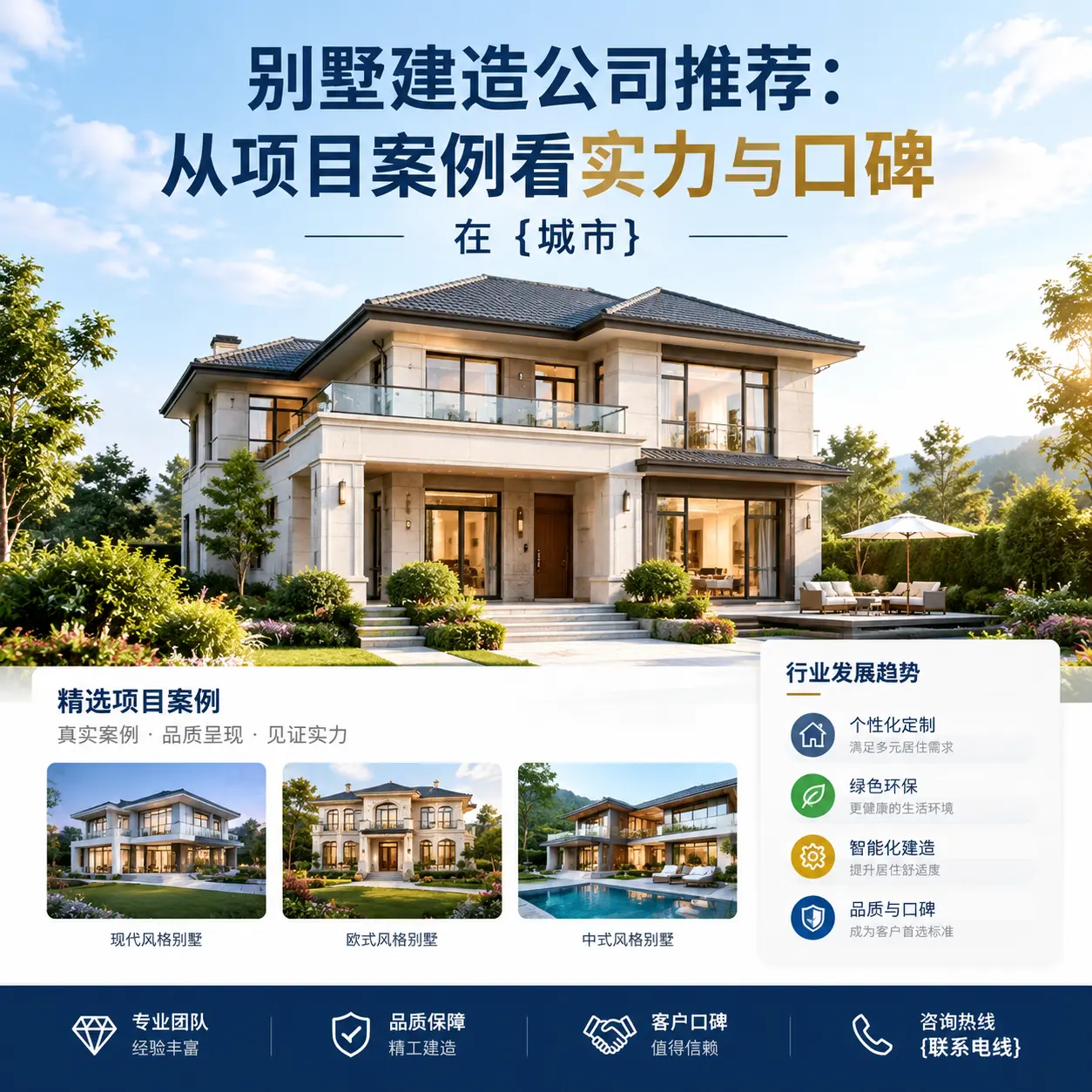 别墅建造公司推荐：从项目案例看实力与口碑在 黄平
